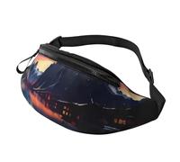 Fashion Norway Islands Bum Bag Fanny Pack for Men Women, Large Waist Pack with Zip Pockets Adjustable Waist Bag for Fitness Exercising Climbing Running Hiking Dog Walking Outdoor