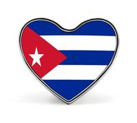 Fashion Novelty Republic Of Cuba Brooches Pin World Country Ethnic Flag Hip Hop Pin Brooch Button Badge For Women And Men Charm Jewelry Clothing Bag Accessories