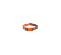 Fashion Nylon Adjustable Collar Orange Bone 45-70cm Sz5-9