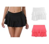 Fashion Oasis Ladies Womens Mini Short RARA Skirt Party Casual Club Wear Sizes S to XL (UK Sizes 8-16) (UK, Alpha, L, XL, Regular, Regular, Black)