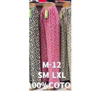 Fashion Outlet Palazzo Harem Pants for Women - Summer Trousers with Elastic Waist, Floral Cotton Print, Lightweight & Machine Washable, Ideal for Casual, Party, Travel, Wedding Fuchsia