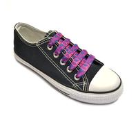 Fashion Peace & Love (2 Pairs) Flat Shoelaces 100cm, printed, suitable for trainers and casual shoes