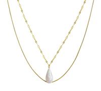 Fashion Pearl Necklace White Pendant Women'S Jewelry Beautiful Versatile That Can Be Worn With Any Style