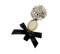 Fashion Pearls Hair Clip Hair Barrettes Bowknot Hairpiece Artificial Crystal Texture For All Hairstyles And Occasions