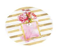 Fashion Perfume Printing Christmas Tree Skirt Thick Xmas Tree Skirts For Holiday Party Halloween Trees Decorations