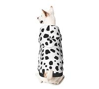 Fashion Pet Dog Cat Hoodies,Dalmatian Animal Print Pet Clothes Puppy Winter Sweatshirt Warm Sweater Coat Jacket XXL