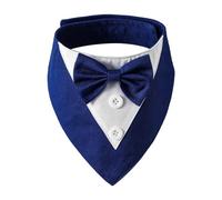 Fashion Pet Tuxedo Neckerchief Adjustable Size Neck Collar Bandana Bowtie for Small Dog Cats Birthday Party Dressingup Fashion Pet Accessory
