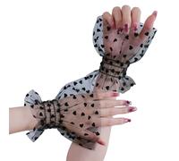 Fashion Photo Wrist Cuffs Heart Design Breathable Thin Elastic Nail Art Accessories Professional Nail Art Photography Props List