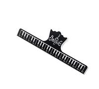 Fashion Piano Music Clip Notes Stationery Files Archive Folder Instrumental Tool - Black
