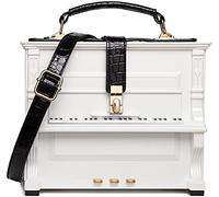Fashion Piano Shape Women Handbag Box Shaped Women Purses and Handbags Designer Shoulder Bags Crossbody Handbag Ladies Party Handle Clutch Bag (A) (B)