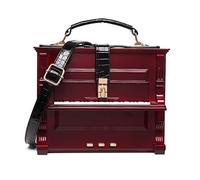 Fashion Piano Shape Women Handbag Box Shaped Women Purses and Handbags Designer Shoulder Bags Crossbody Handbag Ladies Party Handle Clutch Bag (A) (D)