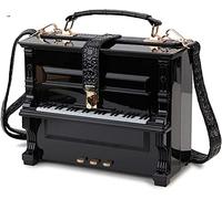 Fashion Piano Shape Women Handbag Box Shaped Women Purses and Handbags Designer Shoulder Bags Crossbody Handbag Ladies Party Handle Clutch Bag (A) (A)
