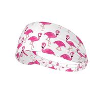Fashion pink flamingo Print Headband for Sports - Comfortable, and Versatile for Summer, Cycling, Yoga, and More
