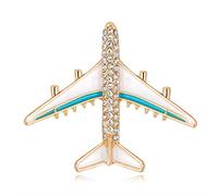 Fashion Plane Lapel Pin Airplane Brooch Badge Banquet Scarf Pins Charms Jewelry Decoration Gifts For Adults Teens Cute Pins For Backpacks