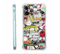 Fashion Pop Art for iPhone 12 Pro Max Case,Cute Cartoon Pop Culture Case for Men Women,Unique Trendy Cool TPU Bumper Case for iPhone 12 Pro Max
