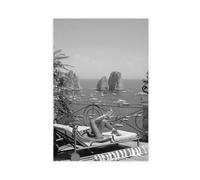 Fashion Poster Photography Prints Luxury Wall Art Summer Poster Aesthetic Room Decor Black And White Prints Museum Quality Wall Art Unframe-style 12x18inch(30x45cm)