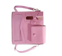 Fashion PU Handbag for Women Compact Water Surface Suitcase Crossbody Bottle Cup Holder Bag Everyday Multifunctional Crossbody Bottle Bag, b, Einheitsgröße