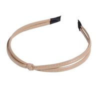 Fashion PU Knotted Headband for Women Dinner Party Hairhoop French Hairband Female Hair Styling Accessories