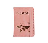 Fashion PU Leather Holder Travel Credit Card Protector Hot Stamping Lover Couple Wedding Women Men