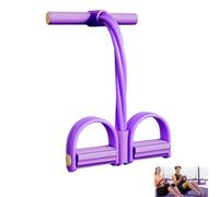 Fashion Puller Exercise, 8-Tube Pedal Resistance Device-Detachable and Adjustable Pedal Resistance Device, Get fit Fast with just 10 Minutes for Daily Home Workouts (Purple)