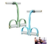 Fashion Puller Exercise, 8-Tube Pedal Resistance Device-Detachable and Adjustable Pedal Resistance Device, Get fit Fast with just 10 Minutes for Daily Home Workouts (Blue+Green)