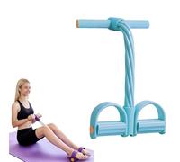 Fashion Puller Exercise, 8 Tube Pedal Resistance Device, Detachable and Adjustable Pedal Resistance Device, Pedal Resistance Band with Handle, Home Gym Strength Training Equipment for Unisex Blue