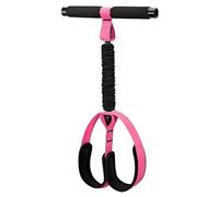 Fashion Puller Exercise Equipment 55LB Multifunction Pedal Resistance Band with Handle for Home Workout Soft Foam Foot Pedal for Core Arm Leg Training