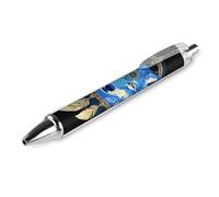 Fashion Quick Dry Office Pen 0.5mm Fine Point Black Ink Smooth Writing Ball Pen Boho Totem Native American Wolf Dream Catcher