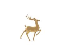 Fashion Reindeer Elk Lapel Brooch Pin for Women Girls Men - Metal Christmas Animal Collar Badge Brooches Pins Minimalist Xmas Holiday Jewelry for Dress Suit Hat Sweater Backpack Clothes Decorative
