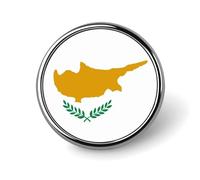 Fashion Republic Of Cyprus Map And Flag Flag Brooches And Pins Vintage Ethnic Buttons Pins Novelty Creative Patriotic Jewelry Badge Gifts For Father'S Day Business Wedding And Anniversary