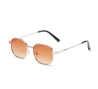 -Fashion Retro Small Box Sunglasses For Women Gradient Color Metal Men Eyeglasses Classic All Match Glasses UV400 2026