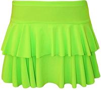 FASHION REVIEW Gimbles® New Women's Sexy RARA Layered Mini Skirt Women Club Dance Party Short Skirt (Neon Green, UK S/M 8-10)