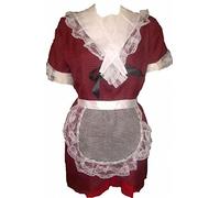FASHION REVIEW 'Welsh Lady' Traditional Welsh Costume Set for Adults ON ST David's Day with HAT (Ladies 20-22) Red