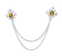 Fashion Rhinestone Tassel Brooch Shirt Collar Accessory Gift China Dress Jewelry Daily Work Social Events Fashion Jewelry Gift