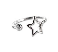 Fashion Ring Cute Five-Pointed Star Adjustable Ring Girl Jewelry Birthday Gift 1 Piece Stylish Clever fashion