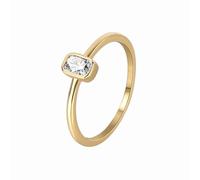 Fashion Ring Set, Women Wedding Ring Set Gold Solitaire with Rectangle Shape Moissanite 9K Yellow Gold Size O 1/2