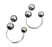 Fashion Round Ball Hoop Earrings Front and Back Stud Earrings for Women Statement Ear Studs Jewelry Accessories Earrings for Various Occasions, フリーサイズ
