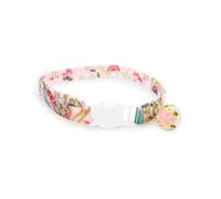 Fashion Sakura With Bell Japanese Style Adjustable Nylon Cat Safety Collar For Yorkshire Terrier Chihuahua Pug Poodle,A,19-31CM