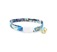 Fashion Sakura With Bell Japanese Style Adjustable Nylon Cat Safety Collar For Yorkshire Terrier Chihuahua Pug Poodle,C,19-31CM