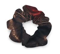 Fashion Satin Hair Bands, Heart Shaped Key Print Fashion Hair Scrunchies Stretchy Polyester & Spandex Scrunchies for All Hair Types