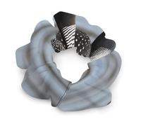 Fashion Satin Hair Bands, Loon Birds Print Fashion Hair Scrunchies Stretchy Polyester & Spandex Scrunchies for All Hair Types