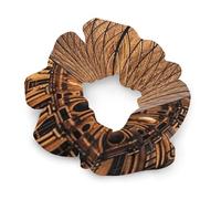 Fashion Satin Hair Bands, Louvre Museum in Paris Print Fashion Hair Scrunchies Stretchy Polyester & Spandex Scrunchies for All Hair Types