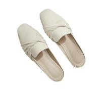 Fashion Sense Women'S Half Slippers Flat Shoes Fashion Casual Square Heel Slingback Slip-On Outdoors Slipper-A01-39