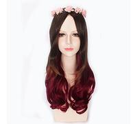 Fashion Sexy Long ita Wig Cosplay Costume Synthetic Hair Halloween Costume Ombre Party Play Wigs For Women OneSize 113