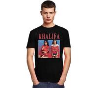 Fashion Sexy Mia Khalifa T Shirt Men Short Sleeve Cotton Callista Tshirt Graphic T-Shirt Fans Tee Tops Clothing Gift Idea Merch Black(Medium)