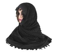 Fashion Shemagh Scarf for Men Women Arab Keffiyeh Wrap Desert Head Neck Stylish Bandana Kerchief Square Scarves Hair Cover Headwrap Cap