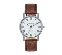 Fashion Simple Fashion Strap Men's Student Fashion Watch Gr-b200 (Coffee, One Size)