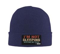 Fashion Sleep Cap I'm Not Sleeping Just Resting My Eyes Beanie Hat Unisex Skull Cap for Cycling Women Travel