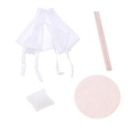 Fashion Small Dollhouses Tent For Outdoor Adventures Role Playing Sturdy Fabric Can Customized With Paints Accessory Miniature Camping Tent