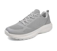 Fashion Sneakers for Men Business Rib Runner Sportschuhe Jogging Walking Beach Shoes Barefoot Comfortable Running Wide Fit Trainers A Must-Have Fashionistas Light Gray